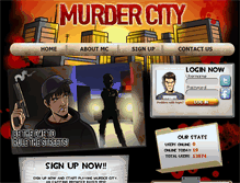 Tablet Screenshot of murder-city.net